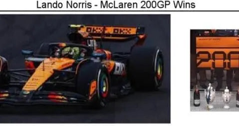 (Pre-Order) 1:43 2025 Lando Norris -- Hungarian GP Winner -- #4 McLaren MCL39 -- Spark F1