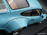 (Pre-Order) 1:18 RWB Backdate (Porsche 911) -- Light Blue -- Ignition Model IG3878