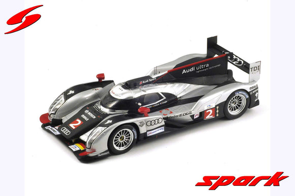 (Pre-Order) 1:18 2011 Le Mans 24h Winner -- #2 Audi R18 TDI -- Spark