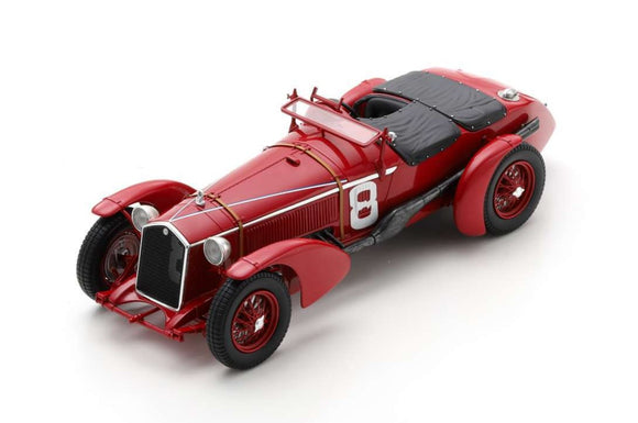 1:18 1932 Le Mans 24 Hour Winner -- #8 Alfa Romeo 8C -- Spark
