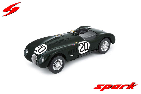 (Pre-Order) 1:18 1951 Le Mans 24 Hour Winner -- #20 Jaguar XK 120C -- Spark