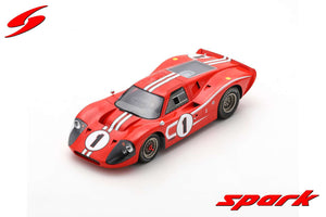 1:18 1967 Le Mans 24 Hour Winner -- #1 Ford GT40 Mk IV -- Spark