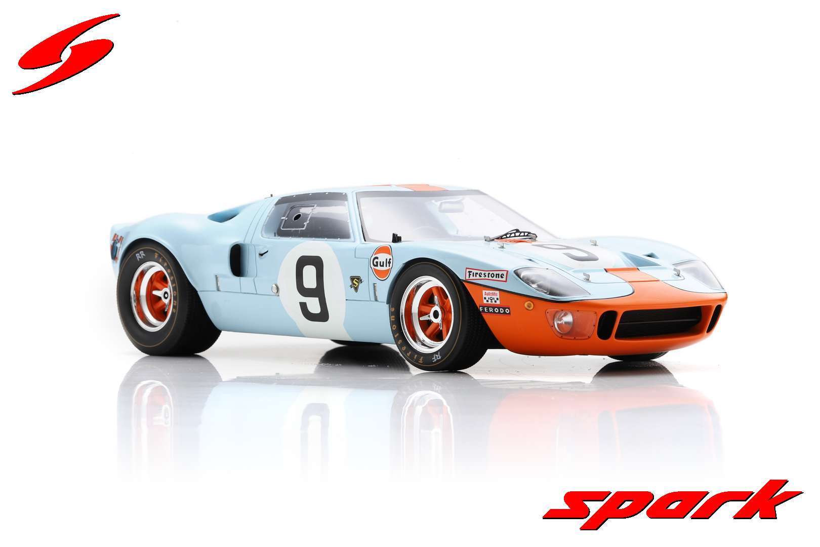 DV10761 STARTER 1/43 FORD GT40 GULF #9 LM68 LE MANS 1968 KIT