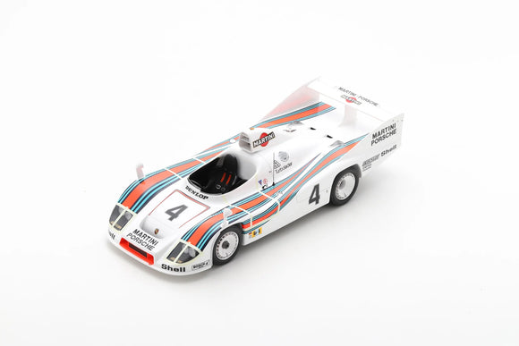 (Pre-Order) 1:18 1977 Le Mans 24h Winner -- #4 Martini Porsche 936/77 -- Spark