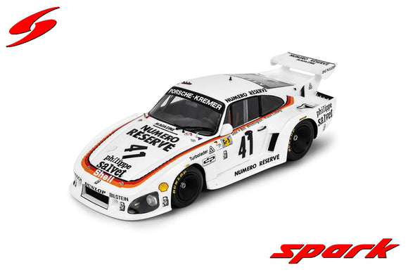 (Pre-Order) 1:18 1979 Le Mans 24h Winner -- #41 Porsche 935-K3 -- Spark