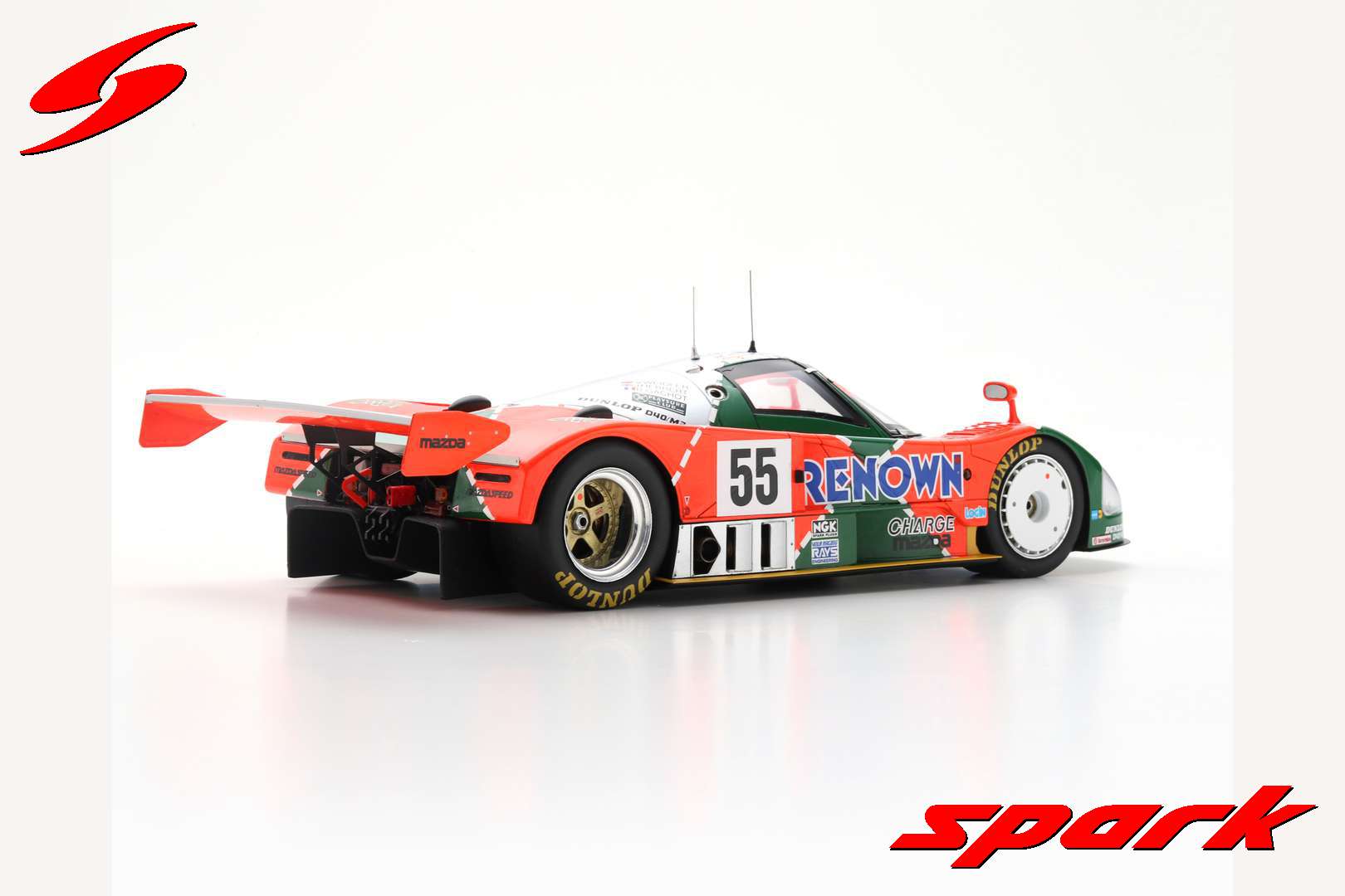 1:18 1991 Le Mans 24 Hour Winner -- #55 Mazda 787B -- Spark