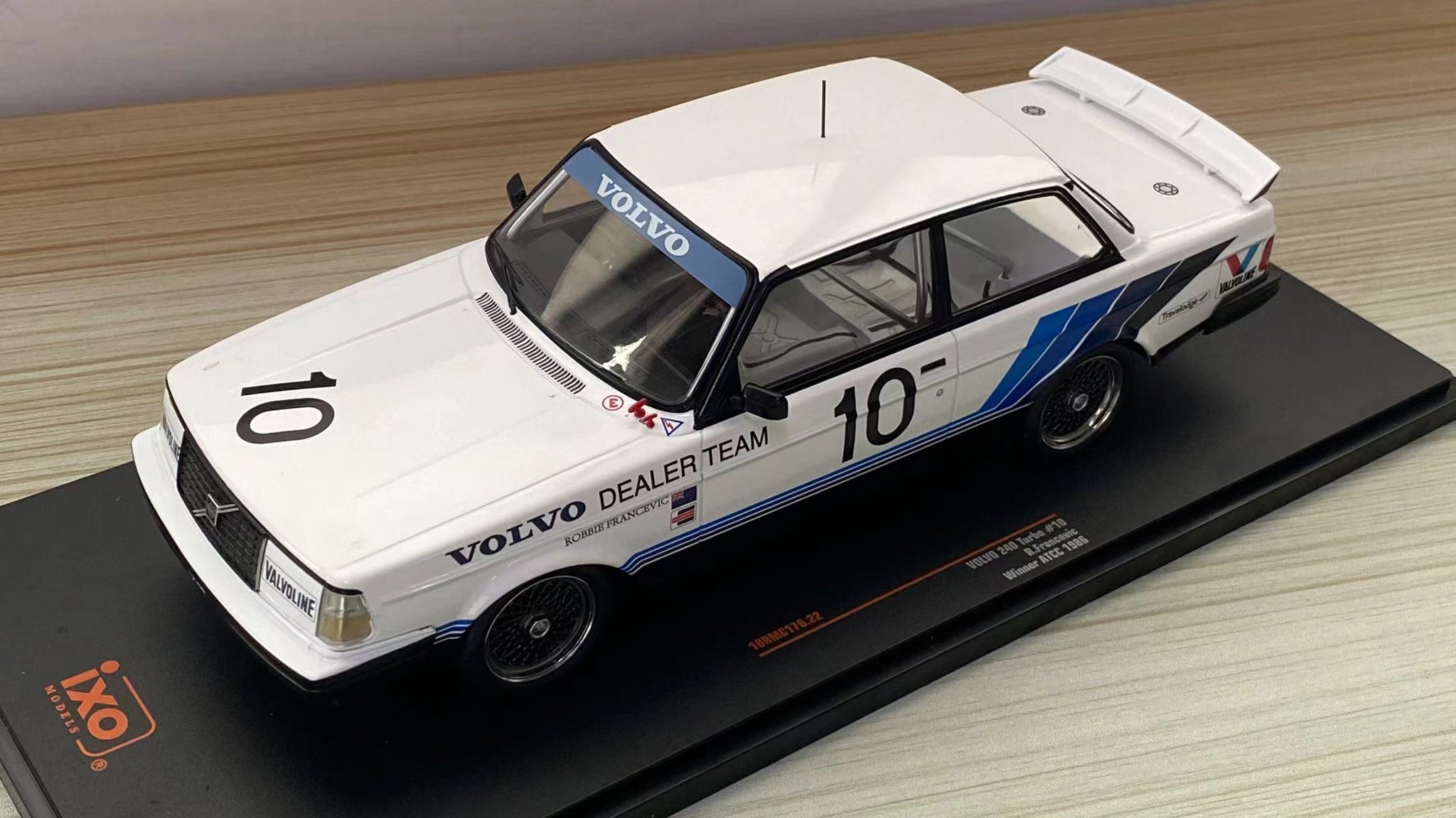 1:18 1986 ATCC Winner -- Robbie Francevic -- #10 Volvo 240 Turbo -- IX