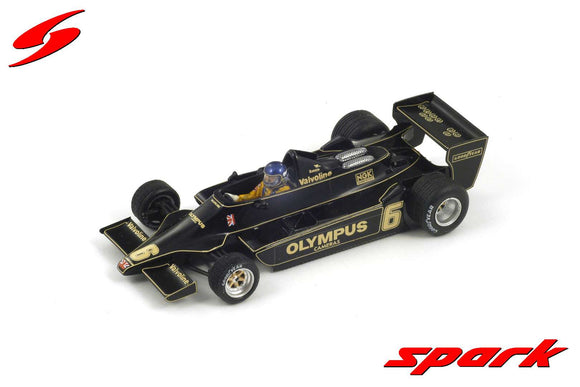 (Pre-Order) 1:18 1978 Ronnie Peterson -- Austrian GP Winner -- Lotus 79 -- Spark F1