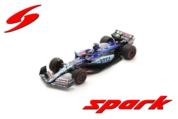(Pre-Order) 1:18 2024 Daniel Ricciardo -- Singapore GP -- #3 Visa Cash App Racing Bulls -- Spark F1