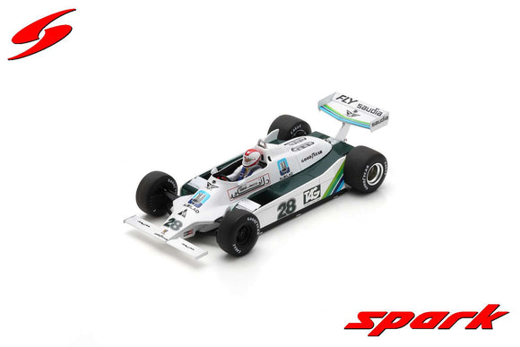 (Pre-Order) 1:18 1979 Clay Regazzoni -- British GP Winner -- Williams FW07 -- Spark F1
