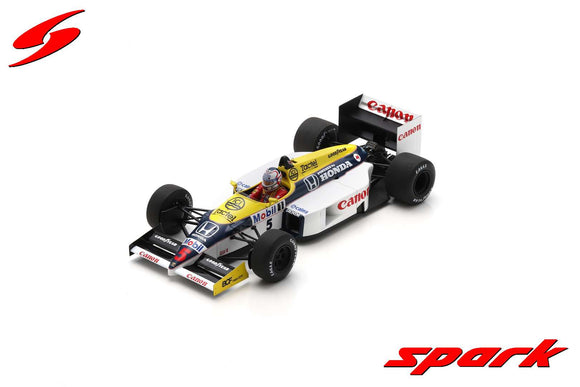 (Pre-Order) 1:18 1986 Nigel Mansell -- British GP Winner -- Williams FW11 -- Spark F1