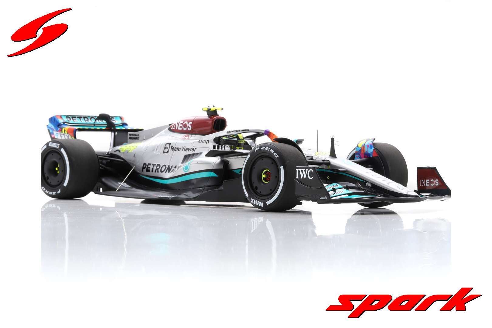 PMA 1/18 メルセデス F1 W13 H.ハミルトン 2022 マイアミ PMA 1/18 メルセデス F1 W13 H.ハミルトン 2022 マイアミ
