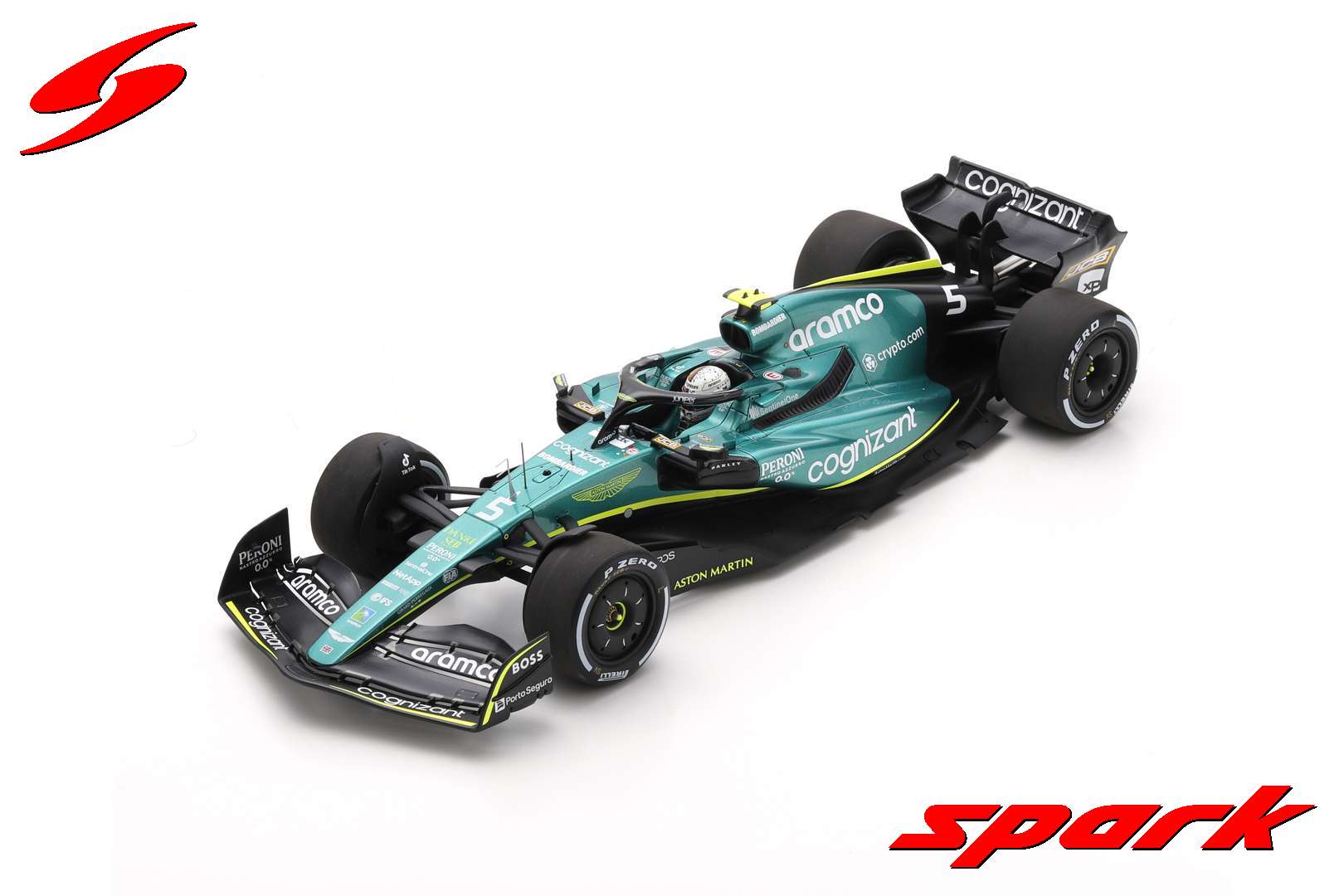 希少品 絶版 F1 スパーク 1/18 ベッテル S Vettel AMR21 Team Bahrain
