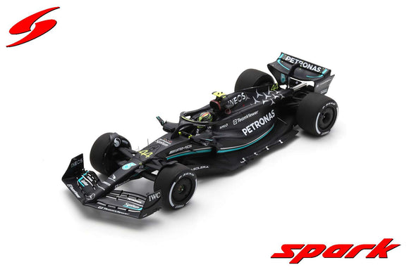 (Pre-Order) 1:18 2023 Lewis Hamilton -- Australian GP -- Mercedes-AMG W14 E -- Spark F1