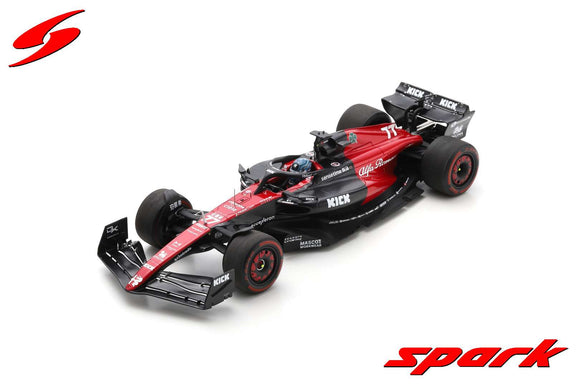 (Pre-Order) 1:18 2023 Valtteri Bottas -- Australian GP -- Alfa Romeo C43 -- Spark F1