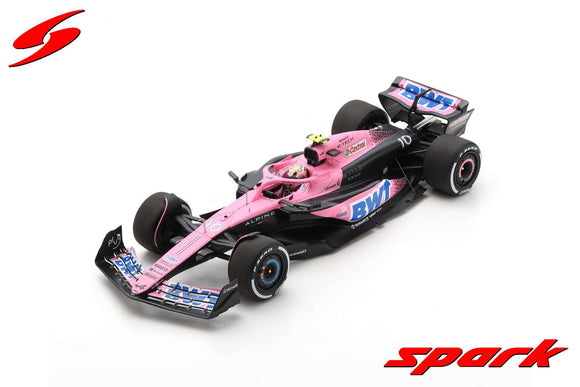(Pre-Order) 1:18 2023 Pierre Gasly -- Bahrain GP -- Alpine A523 -- Spark F1