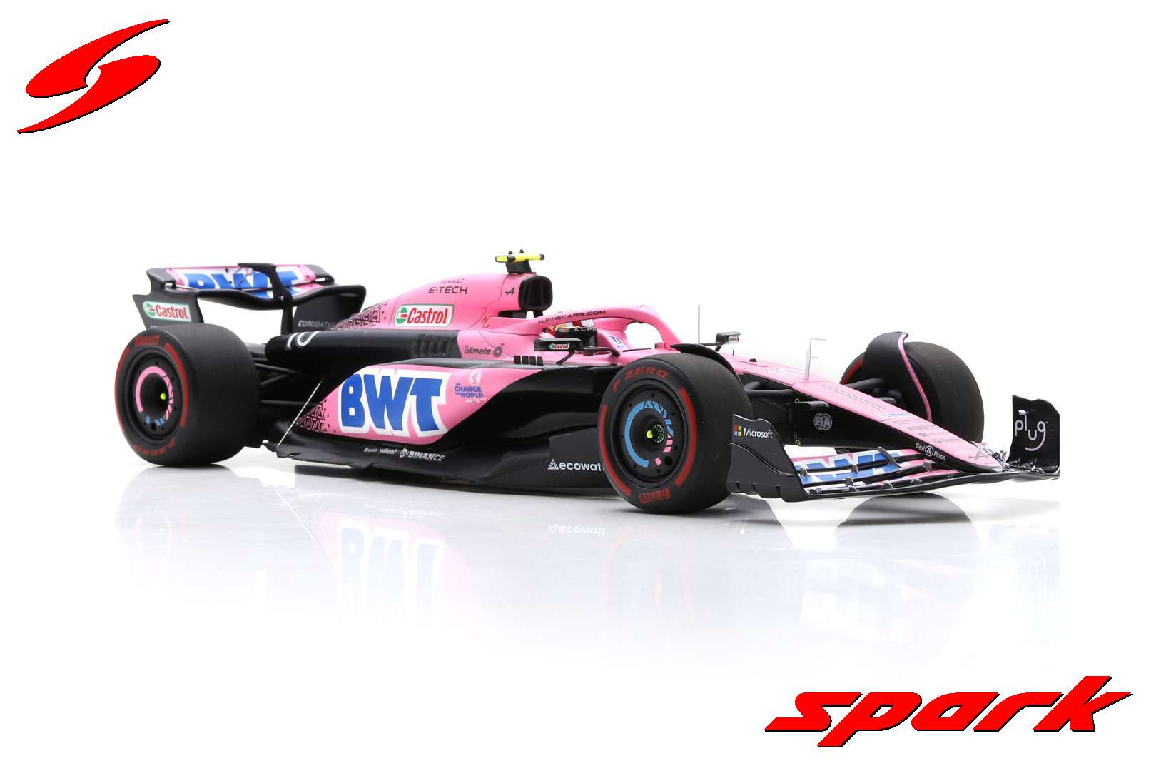 1:18 2023 Pierre Gasly -- Bahrain GP -- Alpine A523 -- Spark F1
