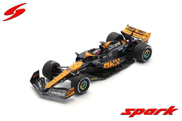 (Pre-Order) 1:18 2023 Oscar Piastri (First Podium) -- Japanese GP 3rd Place -- #81 McLaren MCL60 -- Spark F1