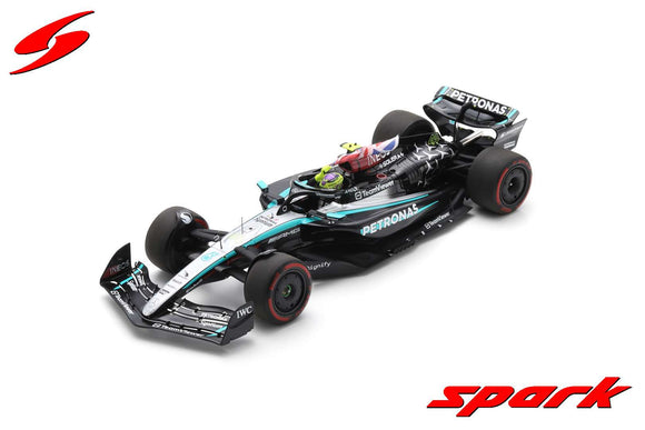 (Pre-Order) 1:18 2024 Lewis Hamilton -- British GP Winner -- #44 Mercedes-AMG W15 E -- Spark F1