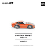 (Pre-Order) 1:64 Datsun 280ZX PANDEM -- Orange -- Pop Race