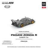 (Pre-Order) 1:64 Pagani Zonda R -- Black/Gold -- Pop Race