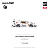 (Pre-Order) 1:64 Mazda RX7 (FD3S) LB-Super Silhouette -- #41 White -- Pop Race
