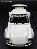 (Pre-Order) 1:18 RWB Backdate (Porsche 911) -- White w/Red Stripe -- Ignition Model IG3880