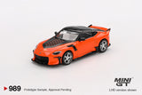 1:64 Nissan Z VeilSide FZ400 -- Orange -- Mini GT MGT00989