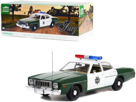 1:18 Capitol City Police Car -- 1975 Plymouth Fury -- Greenlight