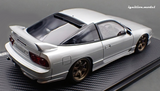 1:18 Nissan 180SX Type X (RPS13) -- Silver -- Ignition Model IG3761