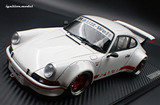 (Pre-Order) 1:18 RWB Backdate (Porsche 911) -- White w/Red Stripe -- Ignition Model IG3880