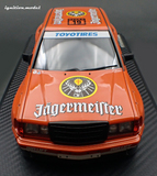 1:18 Mercedes-Benz W201 190E PANDEM -- #19 Jagermeister -- Ignition Model IG3771