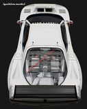 1:18 Ferrari F40 by Liberty Walk -- White -- Ignition Model IG3752