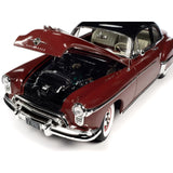 1:18 1950 Oldsmobile Rocket 88 -- Chariot Red w/ Black Top -- American Muscle