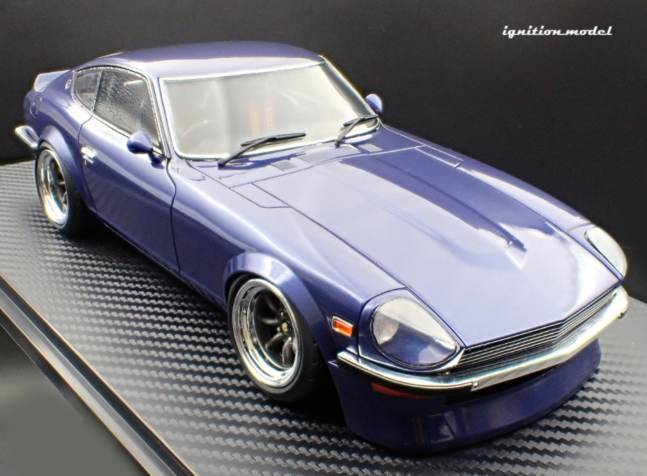 1:18 Nissan Fairlady Z (S30) - Blue -- Wangan Midnight -- Ignition Mod
