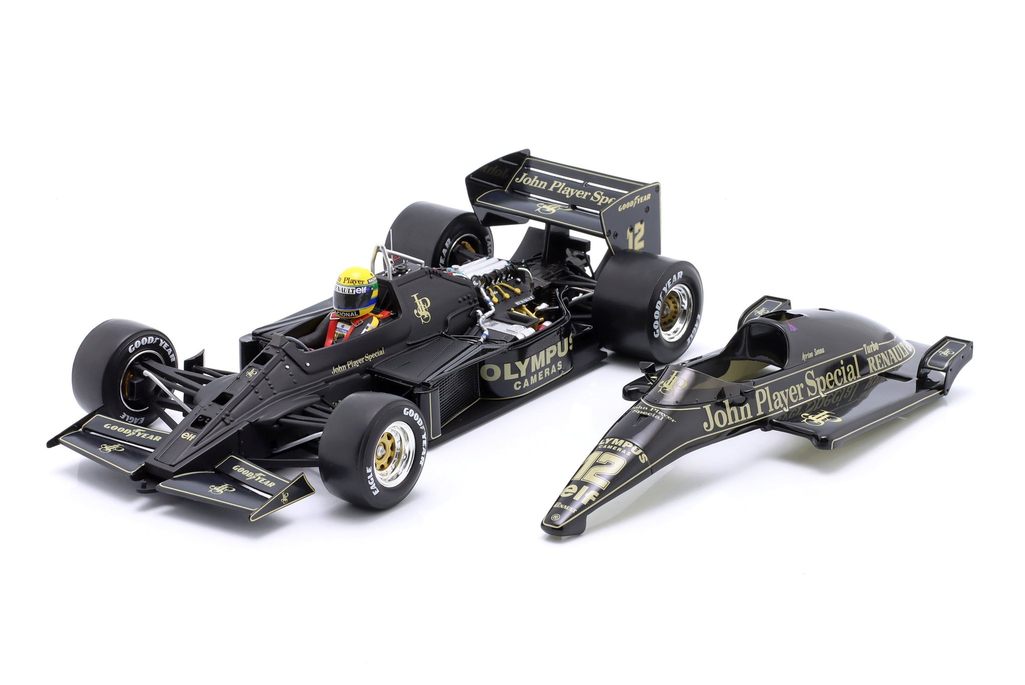 1:18 1985 Ayrton Senna -- Portugal GP Winner -- #12 Lotus 97T -- Premi