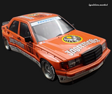 1:18 Mercedes-Benz W201 190E PANDEM -- #19 Jagermeister -- Ignition Model IG3771