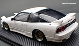 1:18 Nissan 180SX Type X (RPS13) -- White -- Ignition Model IG3763