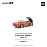 (Pre-Order) 1:64 Datsun 280ZX PANDEM -- Orange -- Pop Race
