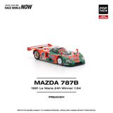 (Pre-Order) 1:64 1991 Le Mans 24h Winner -- #55 Mazda 787B -- Pop Race