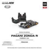 (Pre-Order) 1:64 Pagani Zonda R -- Black/Gold -- Pop Race