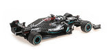 1:18 2020 Lewis Hamilton -- British GP Winner w/Flat Tyre -- Minichamps F1
