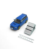 (Pre-Order) 1:64 Subaru Forester SG9 STI w/Car Camping Kit -- Blue -- Model-Model