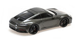 1:43 Porsche 911 (992) Carrera 4 GTS -- Green Grey Metallic -- Minichamps