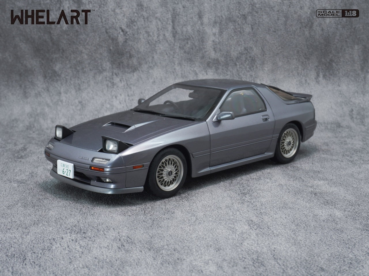 Pre-Order) 1:18 Mazda Savanna RX-7 Infini (FC3S) -- Grey -- Whelart