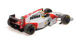 (Pre-Order) 1:18 2024 Ayrton Senna Tribute -- Sebastian Vettel -- McLaren MP4/8 -- Minichamps F1