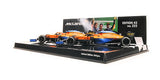 1:43 2021 Italian GP -- Daniel Ricciardo/Lando Norris Twin Set -- Minichamps F1