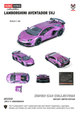 1:64 Lamborghini Aventador SVJ -- Viola 30th (Purple) -- Hung Hing Collectibles