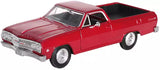 1:24 1965 Chevrolet El Camino -- Metallic Red -- Maisto