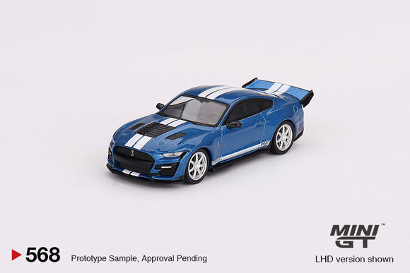 1:64 Ford Shelby GT500 Dragon Snake Concept -- Blue -- Mini GT
